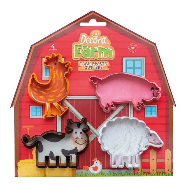 Découpage D'animaux De La Ferme - Décorer - 4 Unités 1 Découpage D'animaux De La Ferme - Décorer - 4 Unités