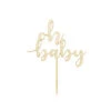 Bouchon De Gâteau En Bois Oh Baby - 1 Pc.