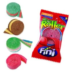 Rouleaux De Bandes Acidulées - Paquet Individuel - Rouleau Fini - 40 Unités