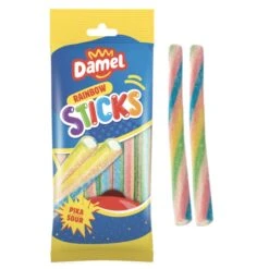 Réglisses Multicolores Acidulés - Damel - 100 G