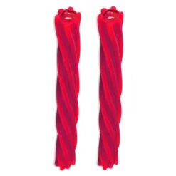 Réglisse Rouge Torsadée Fourrée à La Fraise - Fini Torsadé Fourré - 90 G