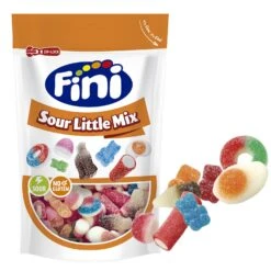 Sachet Assorti De Mini Gumdrops Et Réglisse Acidulé - Fini Sugar Shuffle - 180 G
