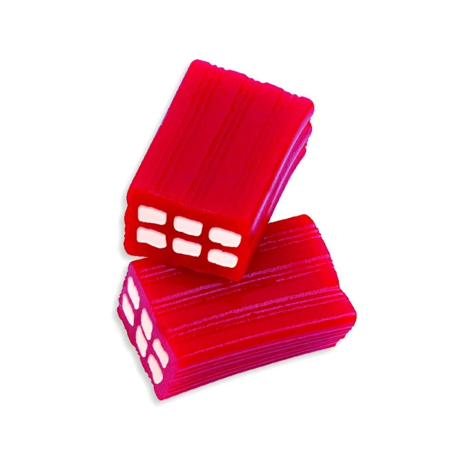 Briques à La Fraise - Briques Fini - 90 Gr 1 Briques à La Fraise - Briques Fini - 90 Gr