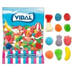 Sachet Assorti De Gommes Et Réglisse Avec Pica Pica - Fini Mix Gumdrops - 1 Kg