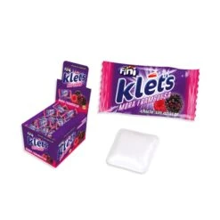 Chewing-gum à La Mûre Et à La Framboise Emballés Individuellement - Fini Klet's - 200 Pcs.