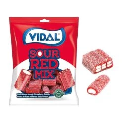 Sachet Assorti De Disques De Réglisse Et De Rouge - Fini Sensation Red Mix - 165 G