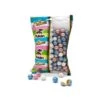 Mini Boules De Céréales Enrobées De Chocolat, Blanches, Roses Et Bleues - 85 G