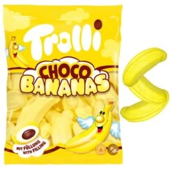 Bananes Fourrées Au Chocolat - Trolli Choco Bananas - 150 G