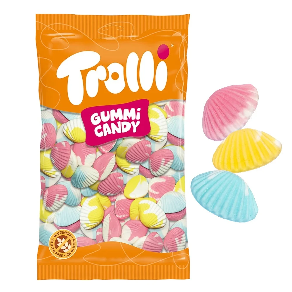 Palourdes Colorées - Trolli - 1 Kg 1 Palourdes Colorées - Trolli - 1 Kg