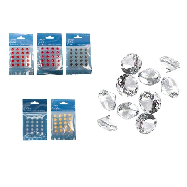 Diamants Comestibles - House Of Cake - 20 Pcs. 1 Diamants Comestibles - House Of Cake - 20 Pcs.