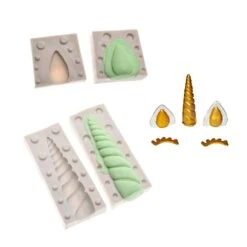 Moule En Silicone 3D Pour Licornes - Sweetkolor - 5 Unités