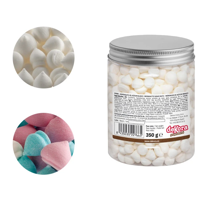 Meringues Au Sucre De 350 G - Dekora 1 Meringues Au Sucre De 350 G - Dekora