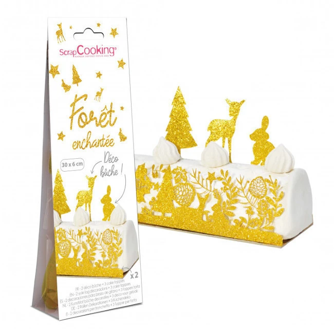Décoration De Gâteau Et Contour D'animaux De La Forêt - Scrapcooking - 5 Pcs. 1 Décoration De Gâteau Et Contour D'animaux De La Forêt - Scrapcooking - 5 Pcs.