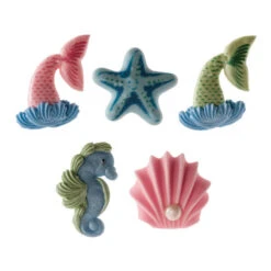 Figurines En Sucre De Sirène - Dekora - 48 Unités