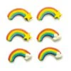 Figures En Sucre Arc-en-ciel - Décorer - 6 Unités