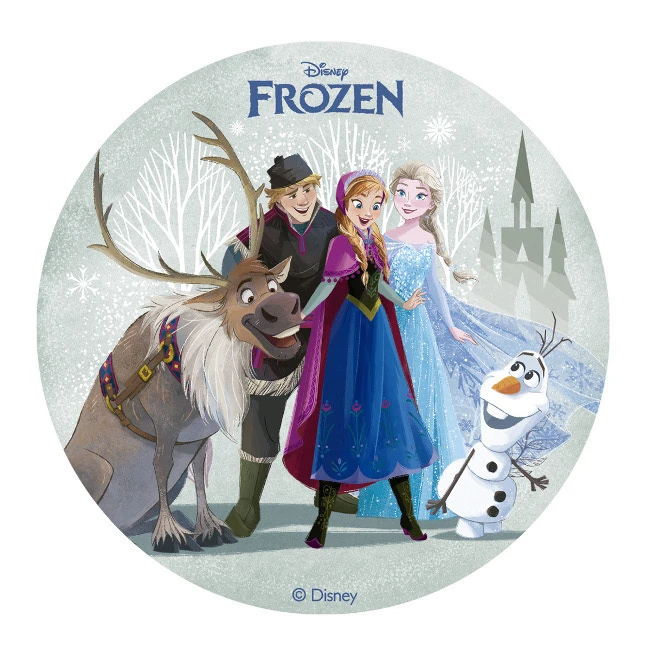 Gaufrette Comestible Frozen II Zero 15,5 Cm - Dekora 1 Gaufrette Comestible Frozen II Zero 15,5 Cm - Dekora