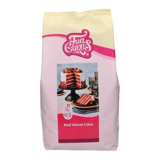 Mélange Red Velvet 4 Kg - FunCakes 1 Mélange Red Velvet 4 Kg - FunCakes