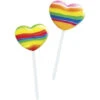 Mike Pop Love Sucettes En Forme De Coeur 15 Gr - 48 Unités