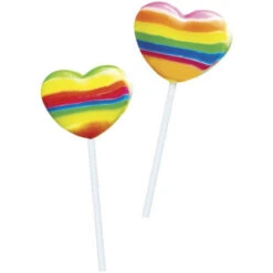 Mike Pop Love Sucettes En Forme De Coeur 15 Gr - 48 Unités