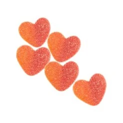 Coeurs Aromatisés à La Pêche Sans Gluten - Fini - 1 Kg