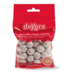 Boules Croustillantes Au Chocolat Blanc Mat - Dekora - 100 G