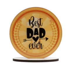 Bouchon De Gâteau Avec Le Message Best Dad Ever - Dekora