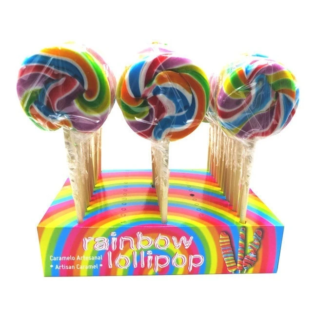 Sucettes Rondes Colorées 50 Gr - 40 Unités 1 Sucettes Rondes Colorées 50 Gr - 40 Unités