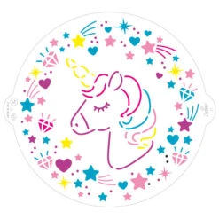 Pochoir Licorne Fantastique 25 Cm - Décorer