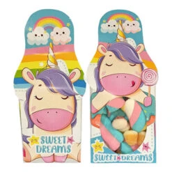 Boîte De Guimauves Et De Dragées Licorne De 50 Grammes