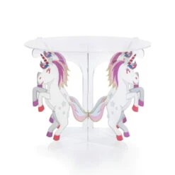 Support à Gâteau Licorne En Acrylique 25 X 15 Cm - Sweetkolor