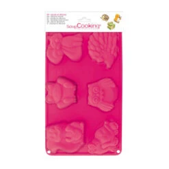 Moule Pour Animaux Des Bois 30 X 17,5 X 3 Cm - Scrapcooking - 6 Cavités