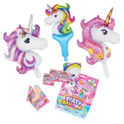 Bonbons Croquants à La Fraise Avec Ballons Licornes