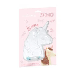 Moule à Chocolat 3D Pour Licorne 16,5 X 13,5 X 3 Cm - Scrapcooking