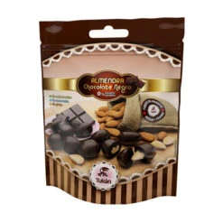 Amandes Enrobées De Chocolat Noir Sans Sucre - 120 G