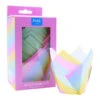 Capsules De Tulipes En Papier Pour Muffins Rayés Arc-en-ciel - PME - 24 Pcs.