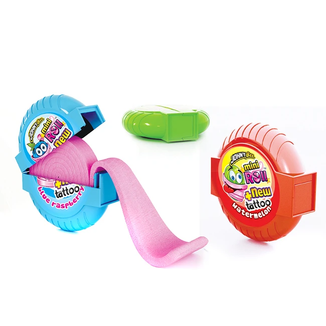 Mini Roll Tattoo Chewing-gum Saveurs Assorties 18 G - 1 Pc. 1 Mini Roll Tattoo Chewing-gum Saveurs Assorties 18 G - 1 Pc.