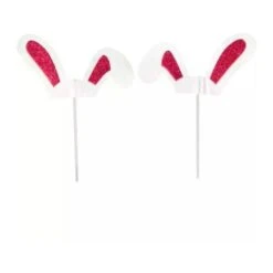 Pics à Cupcakes En Forme De Lapins - 24 Pcs.