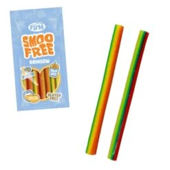 Réglisse Multicolore Fourrée - Fini Smoofree Rainbow - 80 Gr