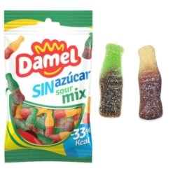 Bouteille De Cola Sans Sucre Assortie - Damel - 100 G