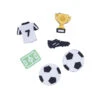 Figurines En Sucre De Football - PME - 6 Pcs.